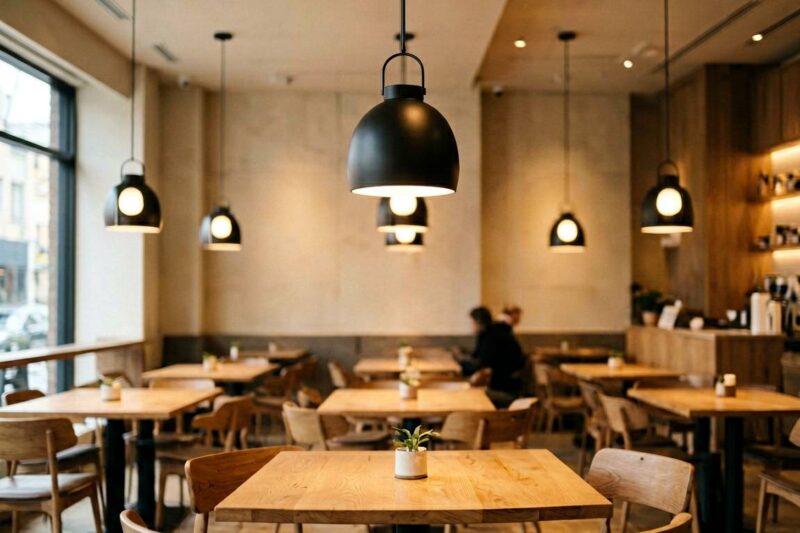 pendant speaker cafe