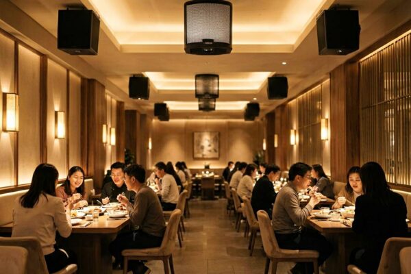 restaurant distributed audio