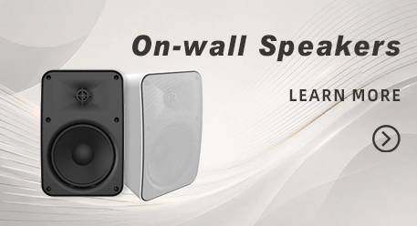 on wall speakers